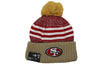 NFL San Francisco 49ers New Era Sideline Sports Knit Toque with Pom