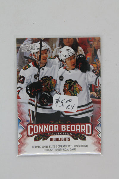 Connor Bedard 2023-24 Upper Deck Connor Bedard Collection - #24 - Rookie Year