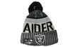 NFL Las Vegas Raiders New Era On Field Cuff Pom Knit