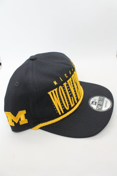 NCAA Michigan Wolverines New Era The Golfer Snapback Hat