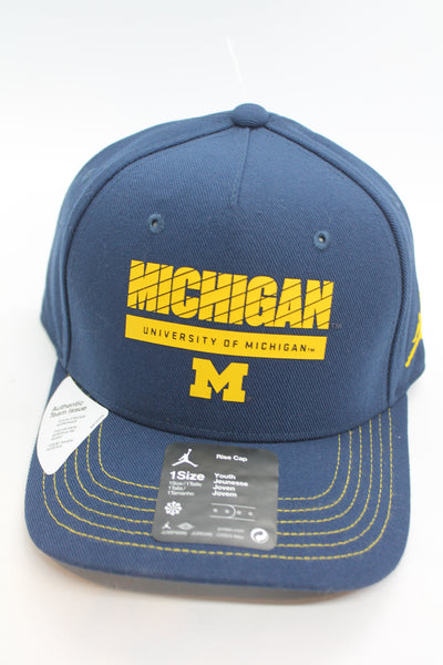 NCAA Michigan Wolverines Jordan Youth On-Field Snapback Hat