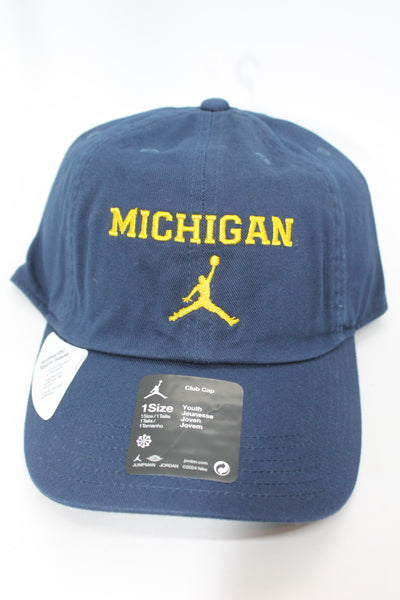 NCAA Michigan Wolverines Jordan Youth On-Field Strapback Hat