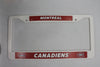 NHL Montreal Canadiens License Plate Frame (White)