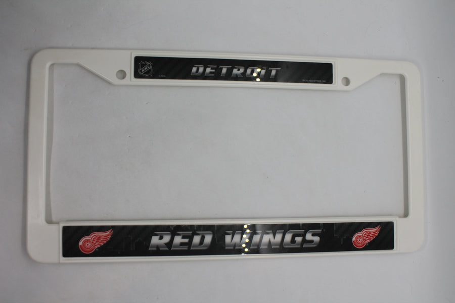 NHL Detroit Red Wings License Plate Frame (White)