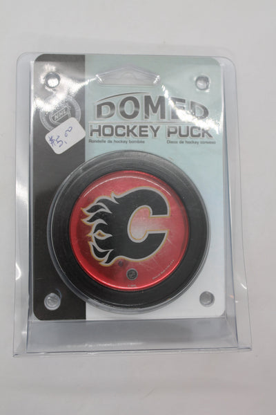 Calgary Flames Domed Hockey Puck