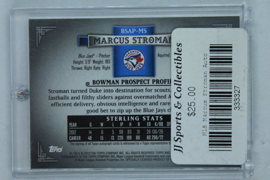 Marcus Stroman  2012 Bowman Sterling - Prospect Autographs PRC