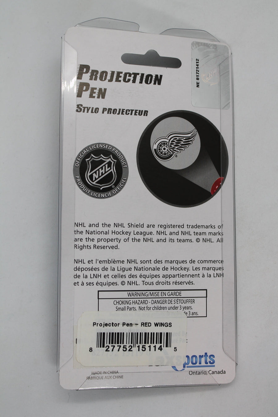 NHL Detroit Red Wings Projection Pen - Pastime Sports