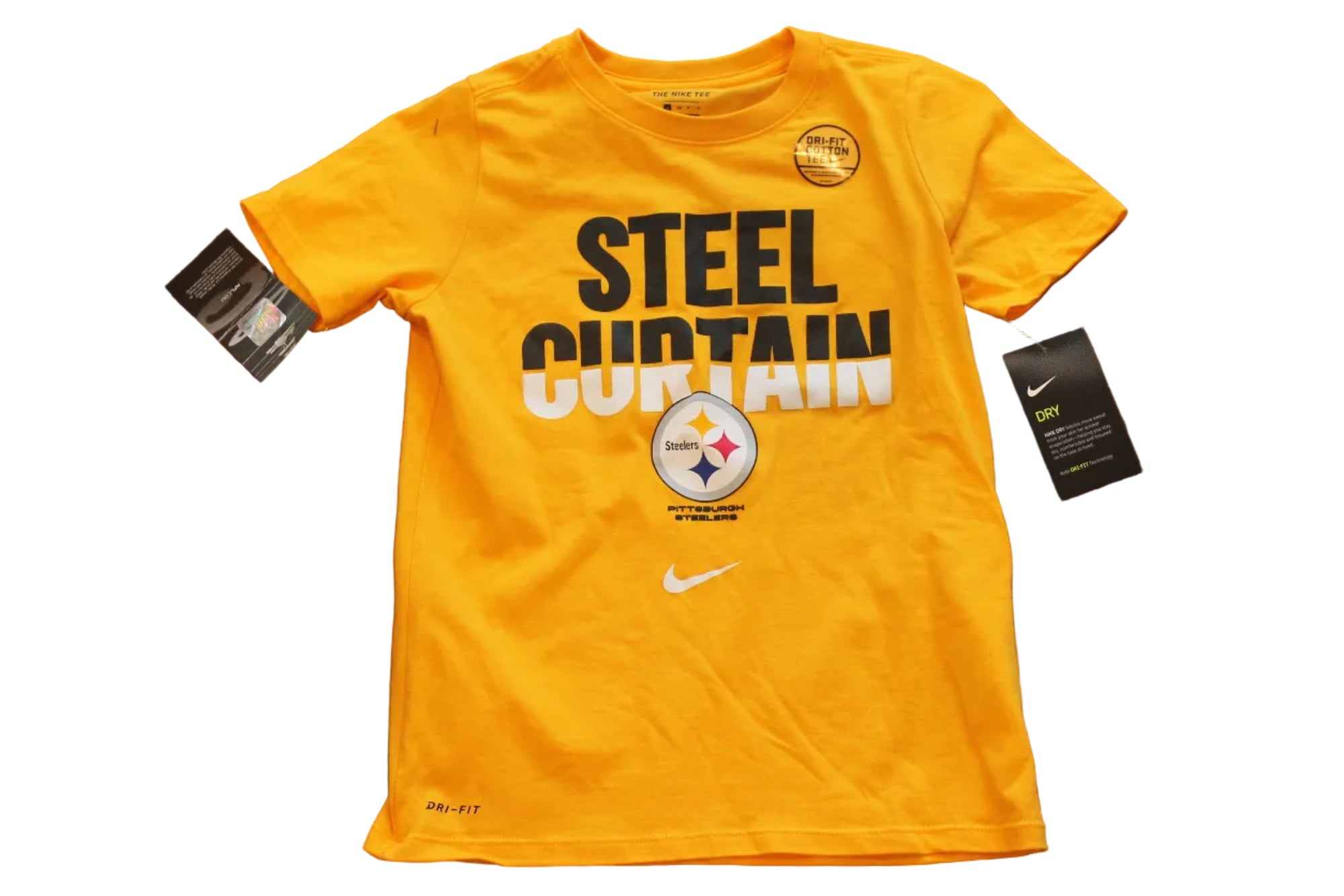 NFL Pittsburgh Steelers Youth Nike Dri-Fit tee - Yellow
