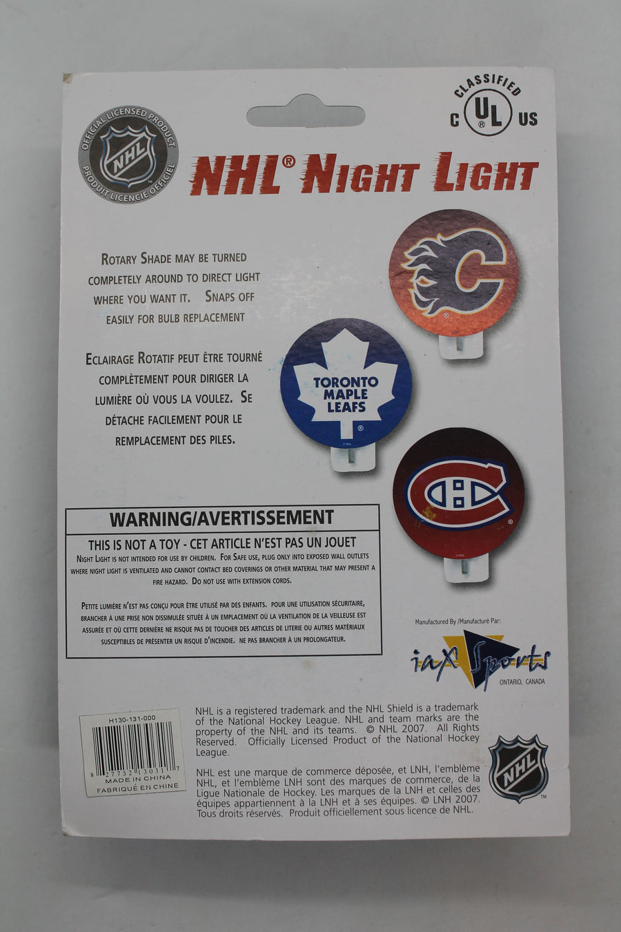 NHL Toronto Maple Leafs Night Light