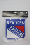 NHL New York Rangers Perfect Cut Car Decal (8x8)