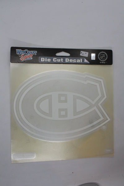 NHL Montreal Canadiens Die Cut Car Decal (8x8)