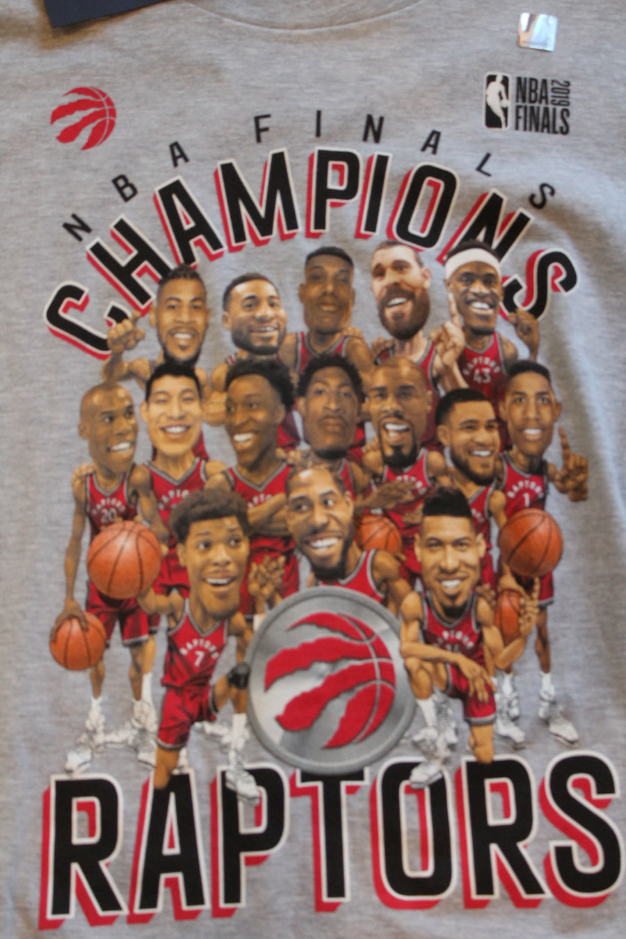 NBA Toronto Raptors Fanatics Men's 2019 NBA Finals Champions Tee - XLarge