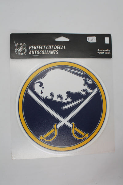 NHL Buffalo Sabres Perfect Cut Car Decal (8x8)