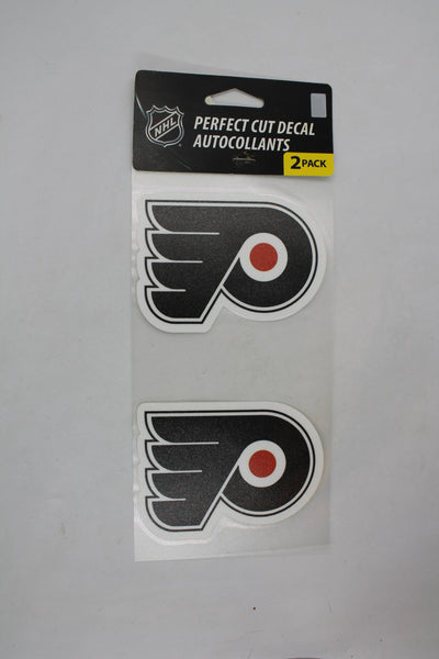 NHL Philadelphia Flyers Perfect Cut Car Decal (2 Pack)