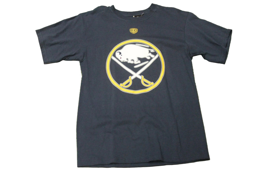 NHL Buffalo Sabres Youth Old Time Hockey Logo Tee - Youth XLarge