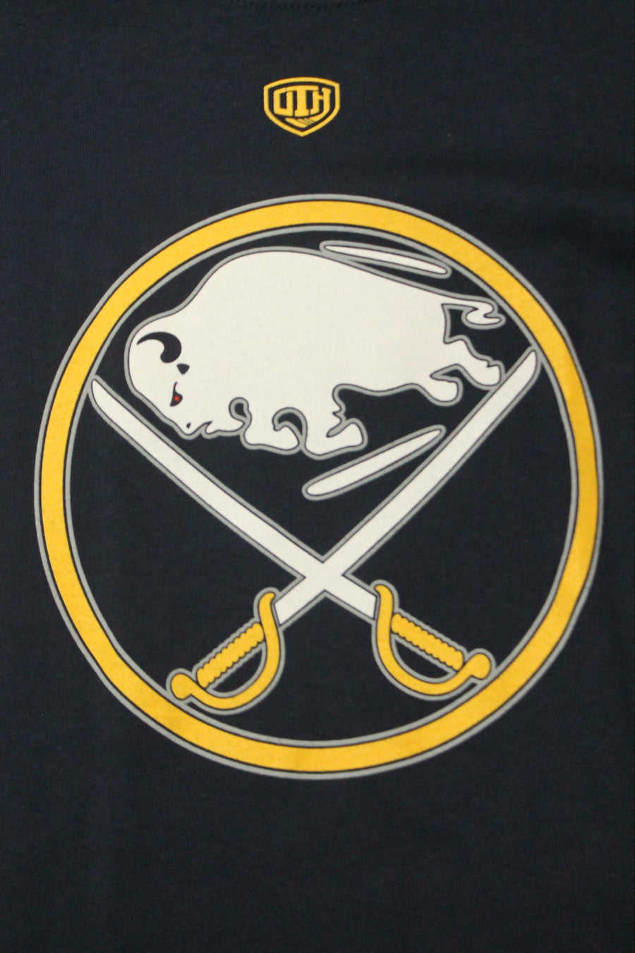 NHL Buffalo Sabres Youth Old Time Hockey Logo Tee - Youth XLarge