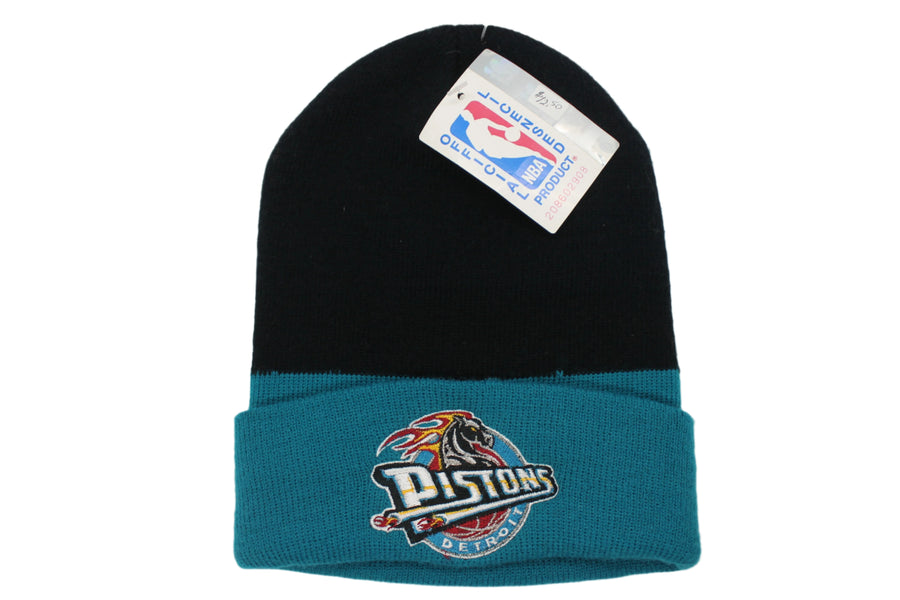 NBA Detroit Pistons Logo 7 Vintage Beanie Toque with Cuff