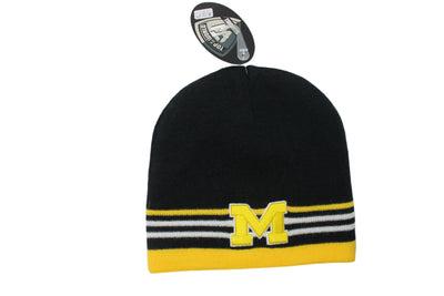 NCAA Michigan Wolverines Top of the World Reversible Beanie Toque