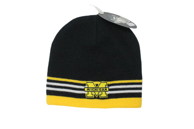 NCAA Michigan Wolverines Top of the World Reversible Beanie Toque