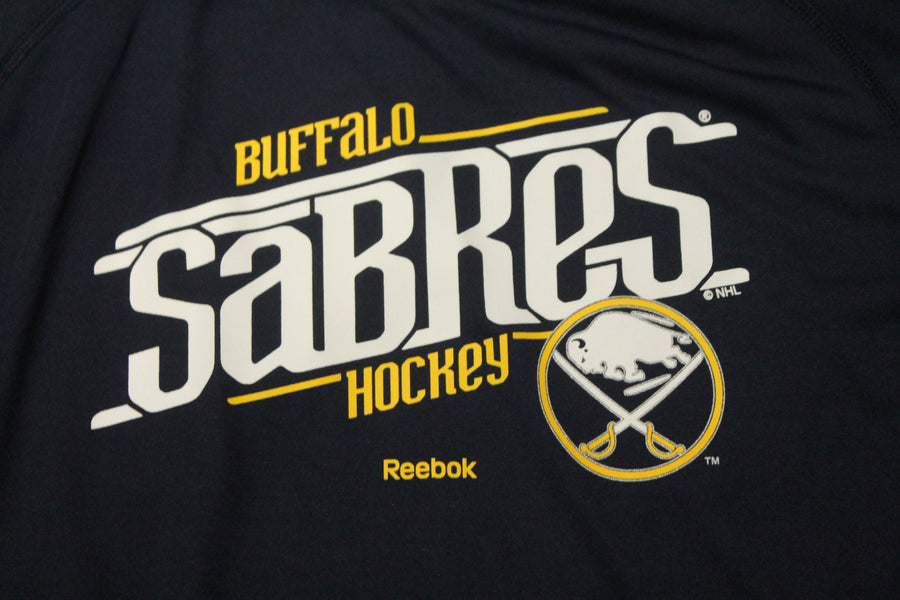 NHL Buffalo Sabres Reebok Youth Long Sleeve Play Dry Tee