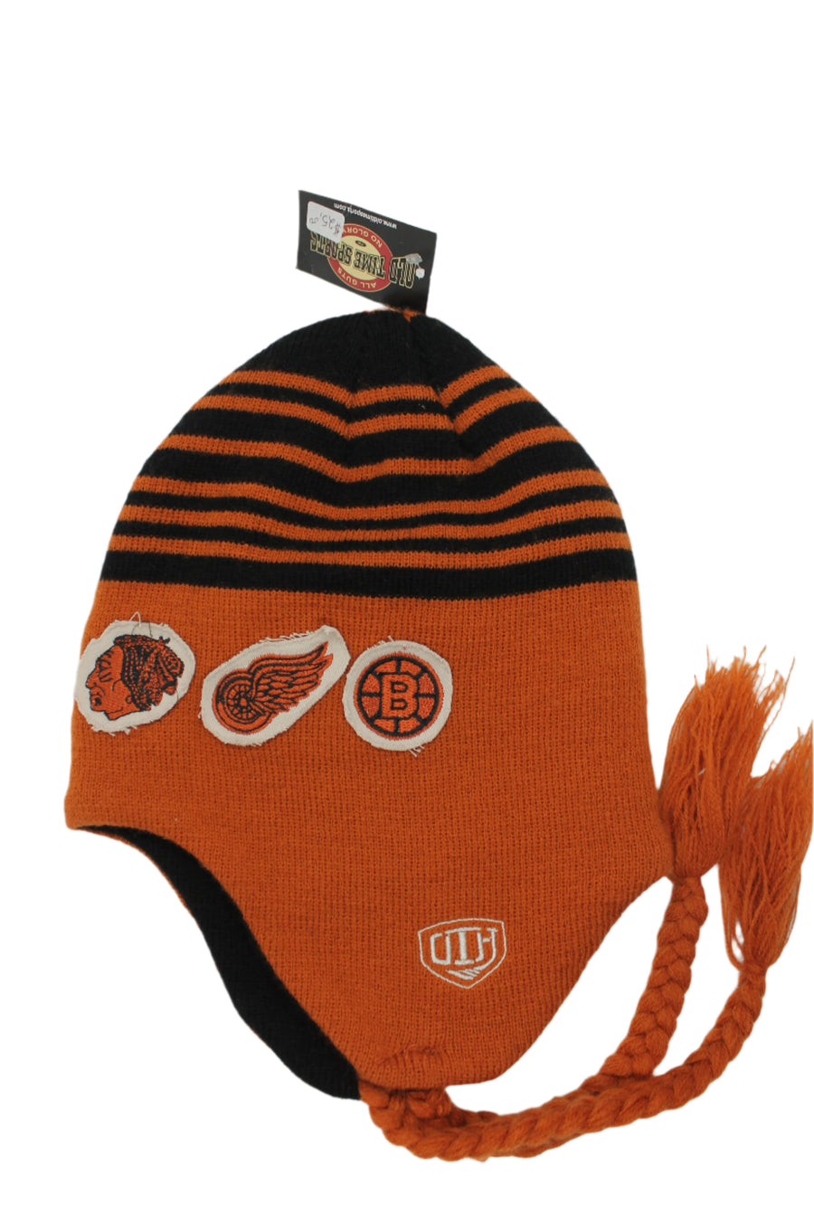 NHL Old Time Hockey Original Six Youth Knit Tassel Toque