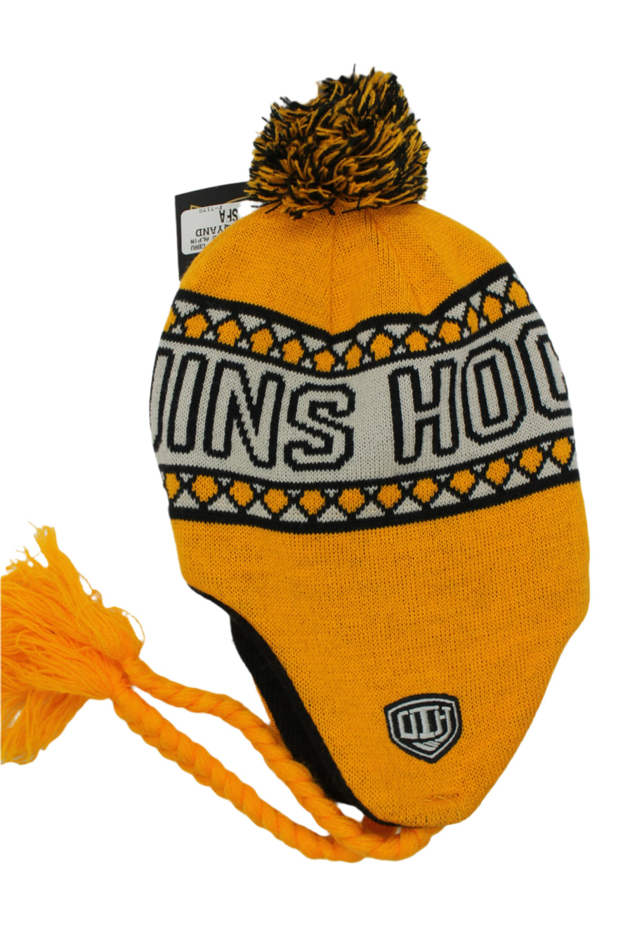 NHL Old Time Hockey Boston Bruins Youth Knit Tassel Toque