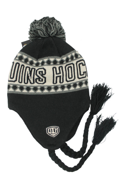 NHL Old Time Hockey Pittsburgh Penguins Youth Knit Tassel Toque