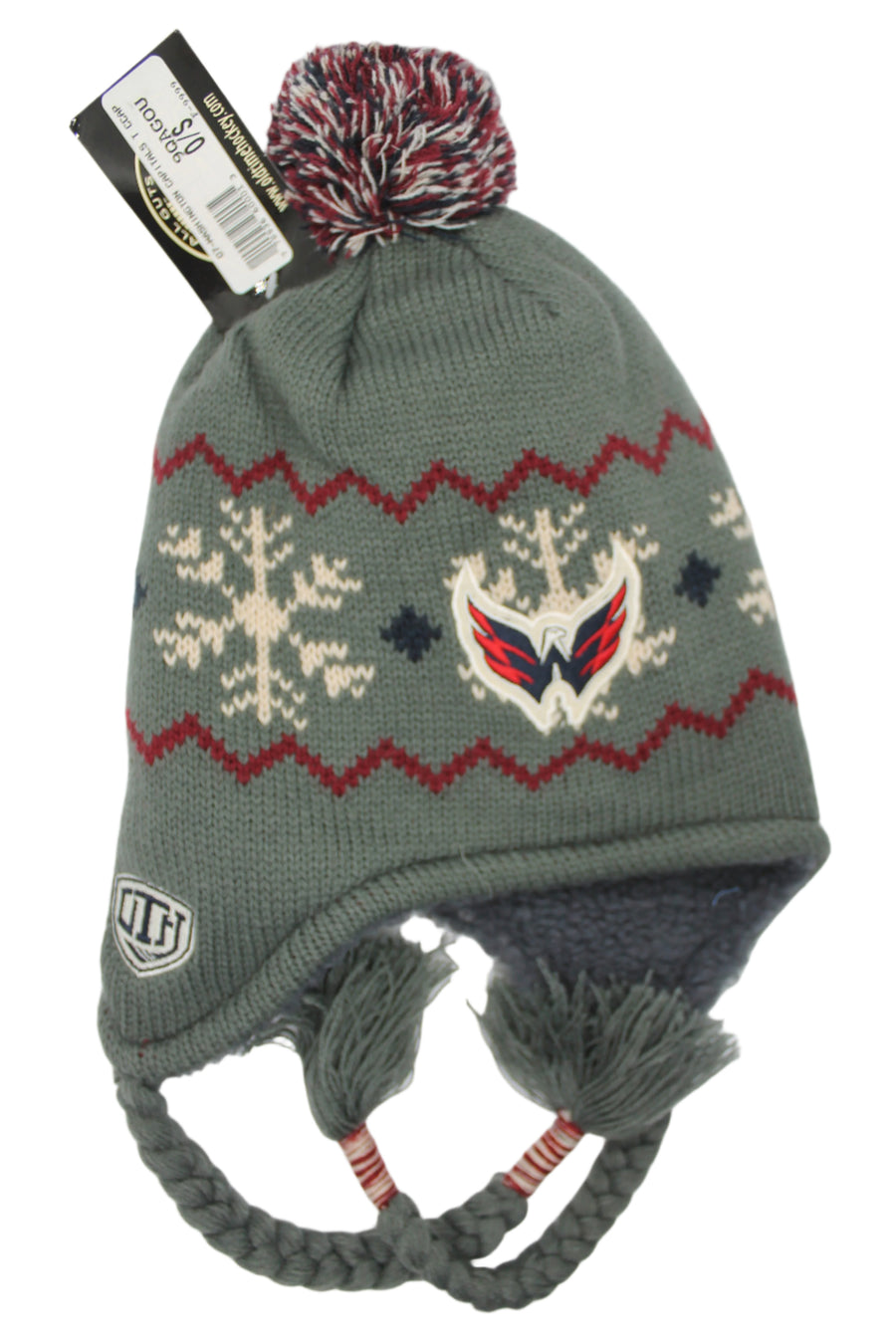 NHL Washington Capitals Youth Knit Tassle Toque