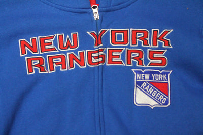 NHL New York Rangers Youth Reebok Zip-Up Hoodie