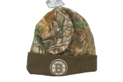 NHL Boston Bruins Old Time Hockey RealTree Camo Beanie Toque