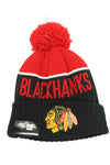 NHL Chicago Blackhawks New Era Toque with Pom