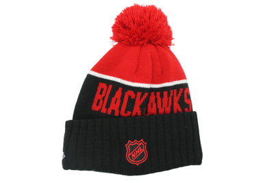 NHL Chicago Blackhawks New Era Youth Toque with Pom