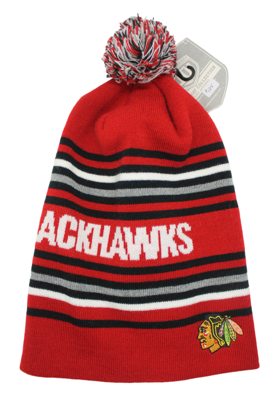 NHL Chicago Blackhawks Old Time Hockey Causeway Collection Slouch Toque