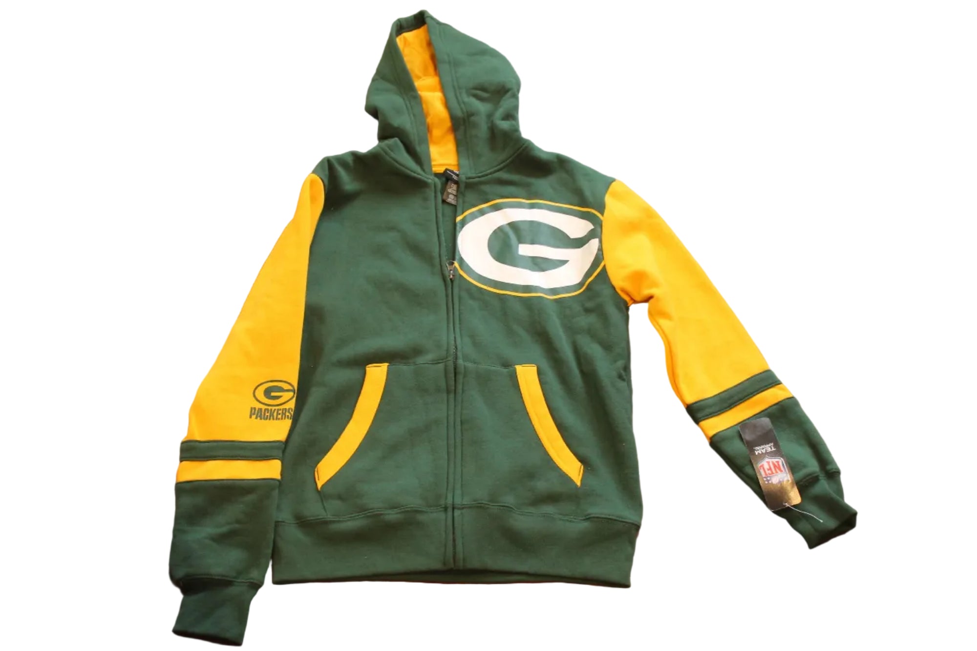 NFL Green Bay Packers Youth NFL Apparel Zip-Up Hoodie