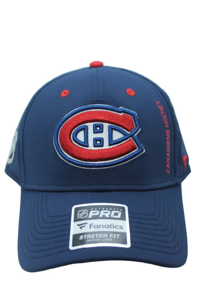 NHL Montreal Canadiens Fanatics Authentic Rinks Flex Hat (navy/red)