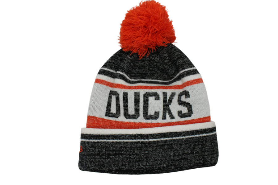 NHL Anaheim Ducks New Era Snow Days Toque with Pom