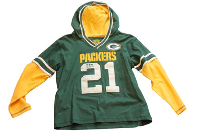 NFL Green Bay Packers Youth Old Time Footbal Light Weight Hoodie