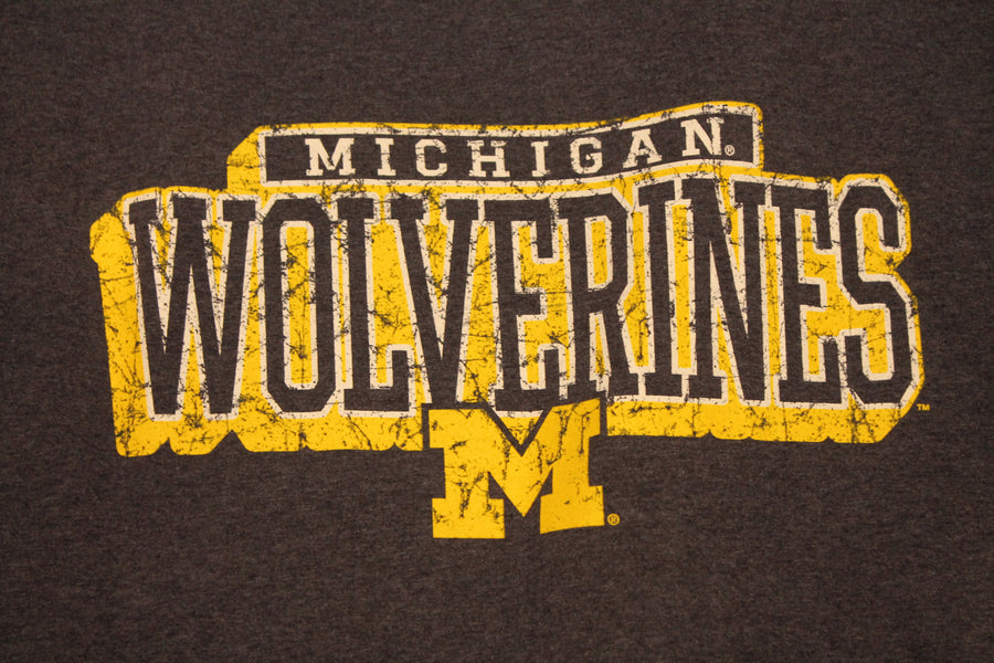 NCAA Men's Michigan Wolverines Champion Distressed Tee
