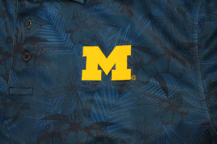 NCAA Men's Michigan Wolverines Champion Hawaiian Golf Shirt