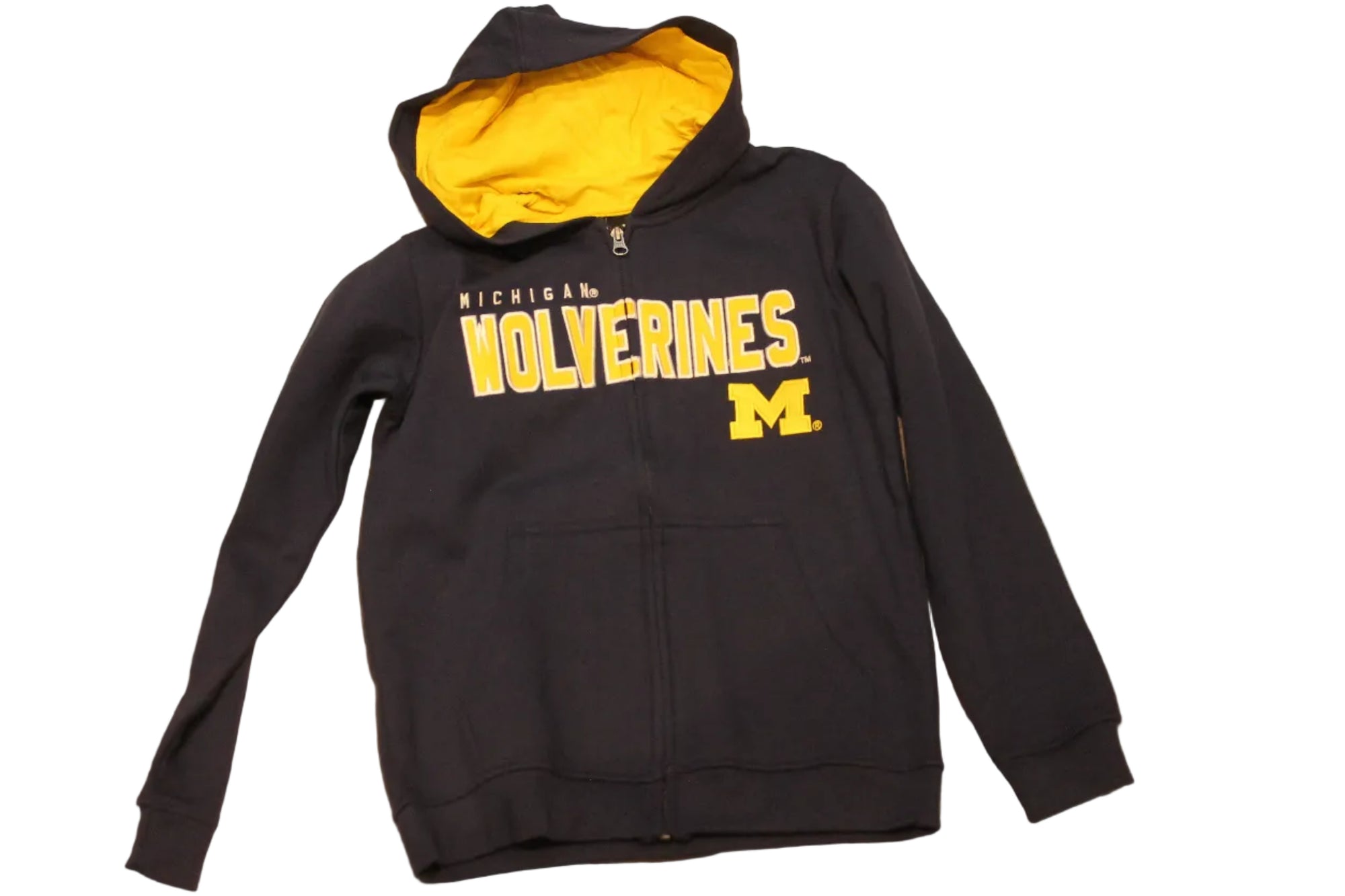 NCAA Michigan Wolverines Youth Full Zip-Up Hoodie