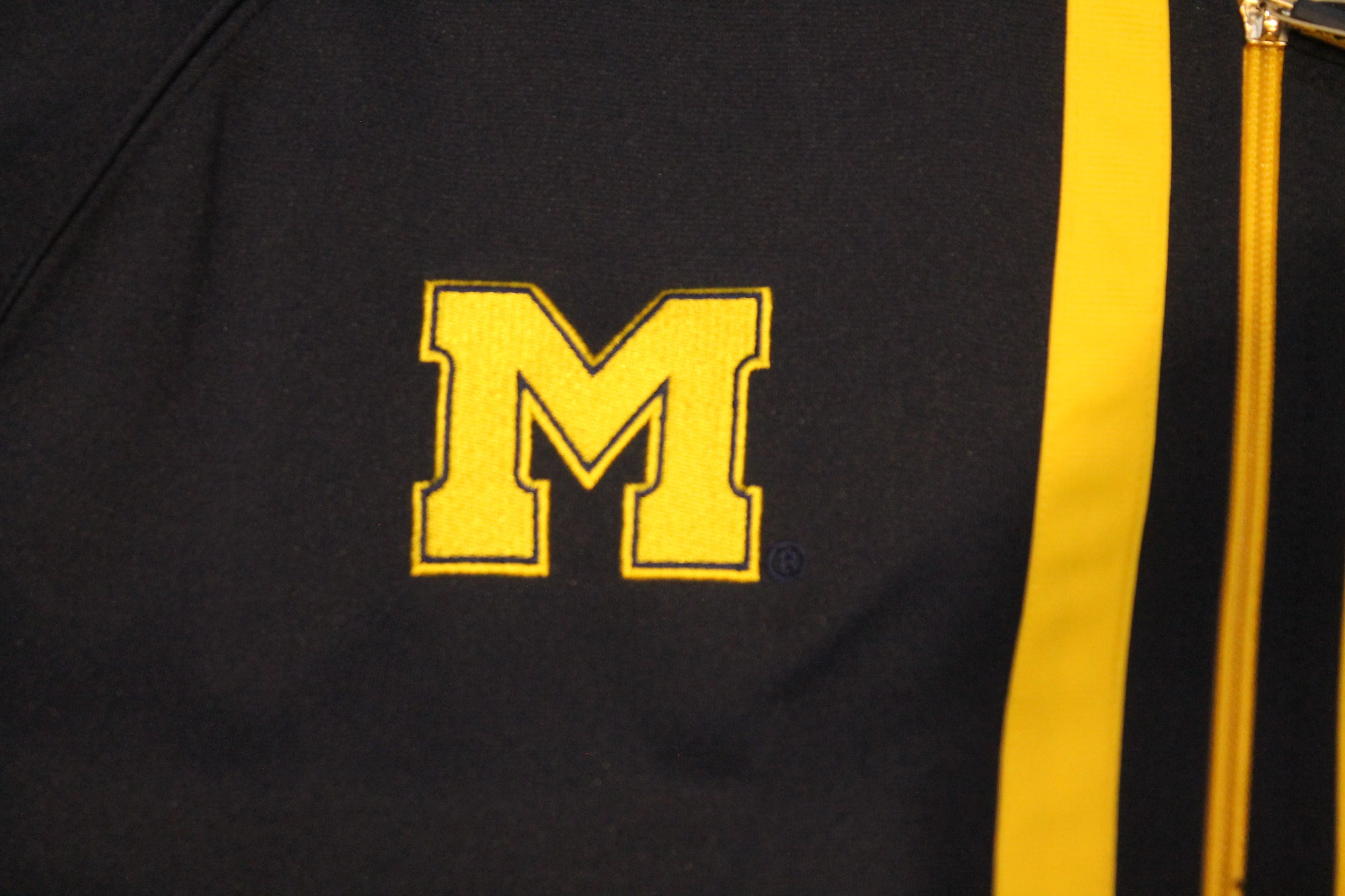 NCAA Men's Michigan Wolverines Mitchell & Ness Zip-Up Track Jacket - Large