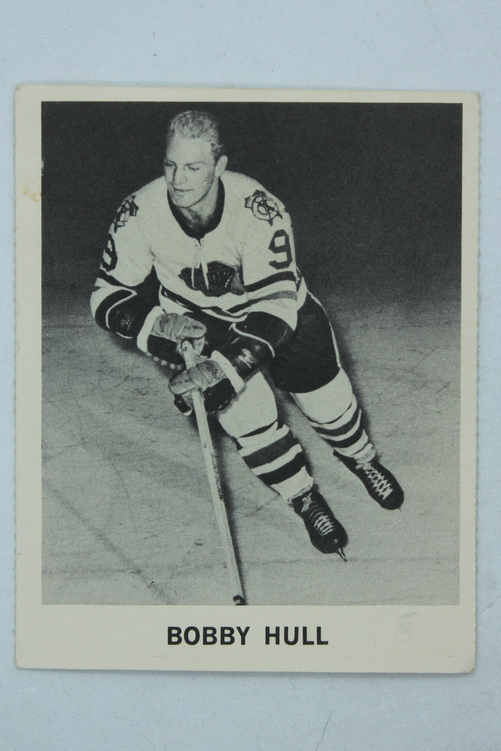 Bobby Hull 1965-66 Coca-Cola Hockey - Chicago Blackhawks - Perforated