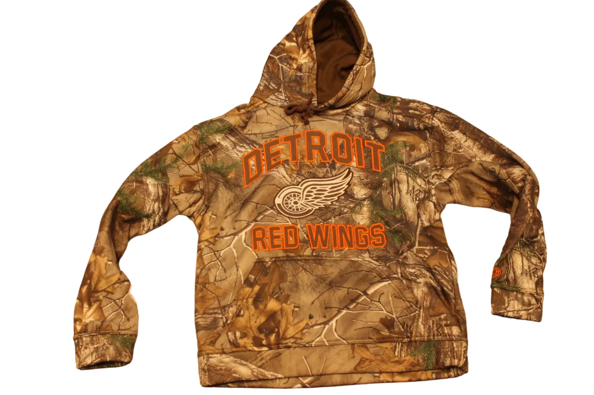 NHL Detroit Red Wings Men's Parot Realtree Fleece OTH Camo Hoodie