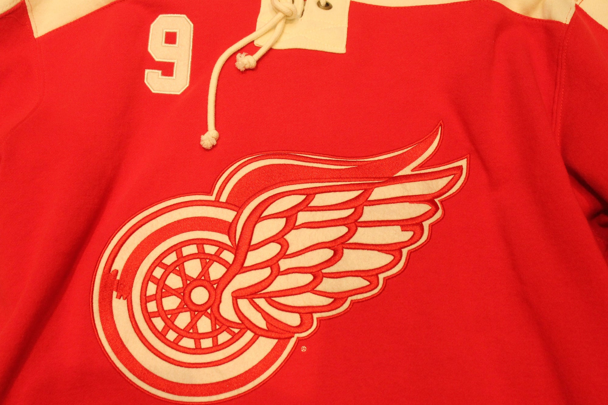 NHL Alumni Player - Howe #9 Detroit Red Wings 47 Brand Men's Lacer Hoodie