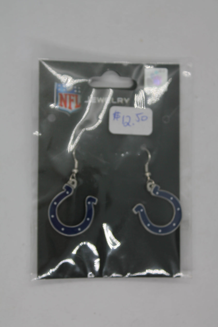 NFL Indianapolis Colts Team Logo Dangle Earrings