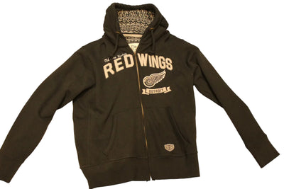 NHL Detroit Red Wings Old Time Hockey Men's Causeway Collection Zip-Up - XXLarge - fits small