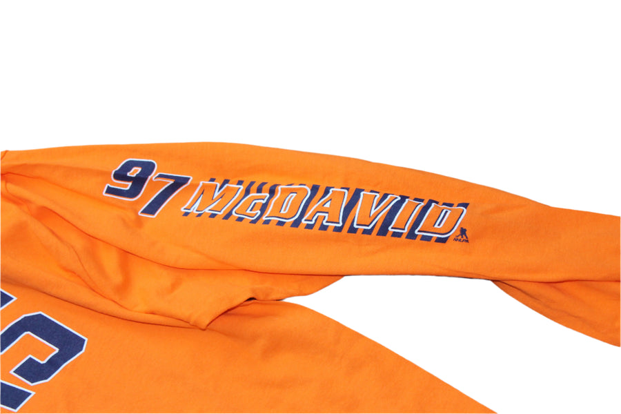 NHL Edmonton Oilers OTH McDavid Long Sleeve Tee- Adult