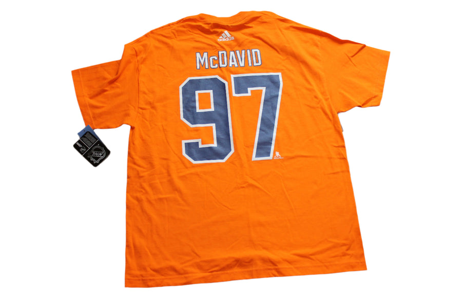 NHL Edmonton Oilers adidas McDavid Player Tee- Adult