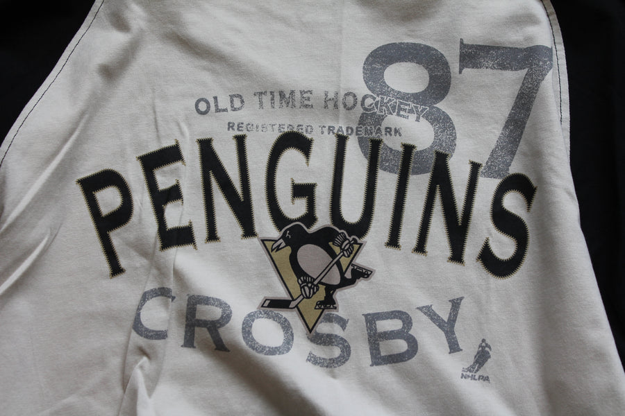 NHL Pittsburgh Penguins Old Time Hockey Crosby Long Sleeve Tee- Adult