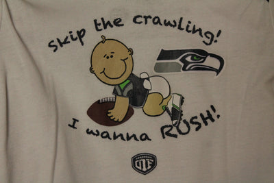 NFL Seattle Seahawks Old Time Football Infant 3pc Bodysuit Set